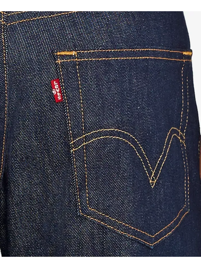 Мужские джинсы Levi's 501 Original Shrink-to-Fit, синий деним, без стрейча — изображение 4 из 9
