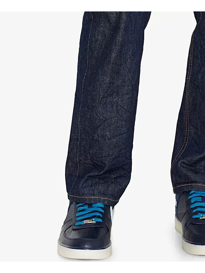 Мужские джинсы Levi's 501 Original Shrink-to-Fit, синий деним, без стрейча — изображение 5 из 9