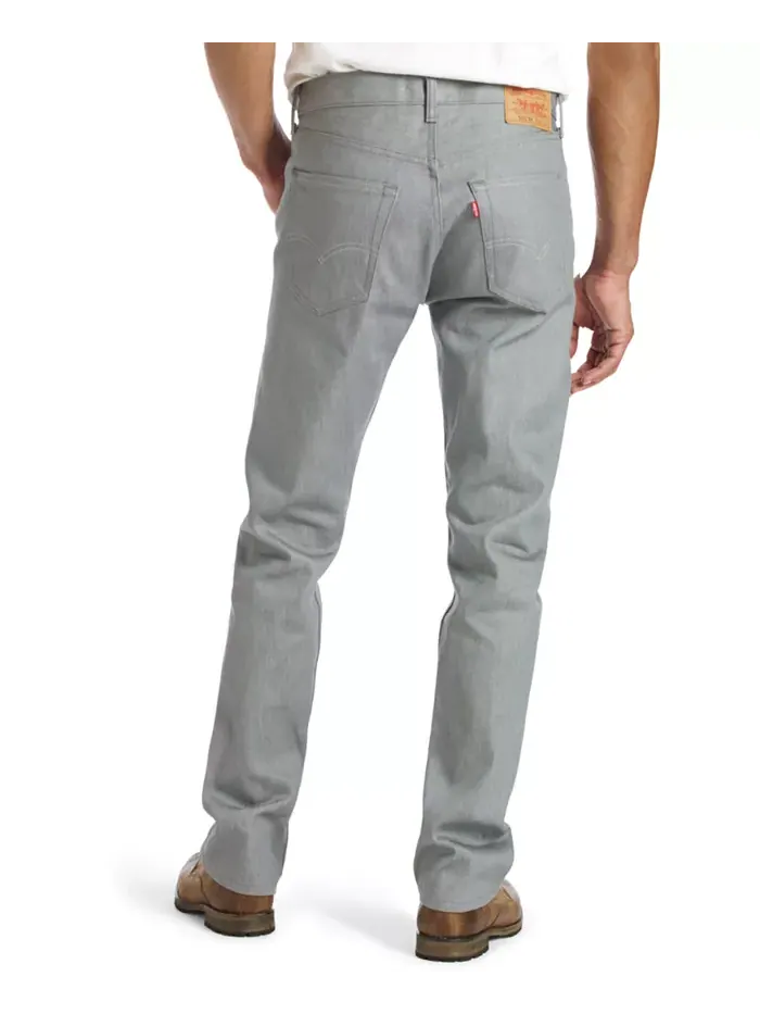 Мужские джинсы 501 Original Shrink-to-Fit без стрейча Levi's — изображение 3 из 8, серебристый