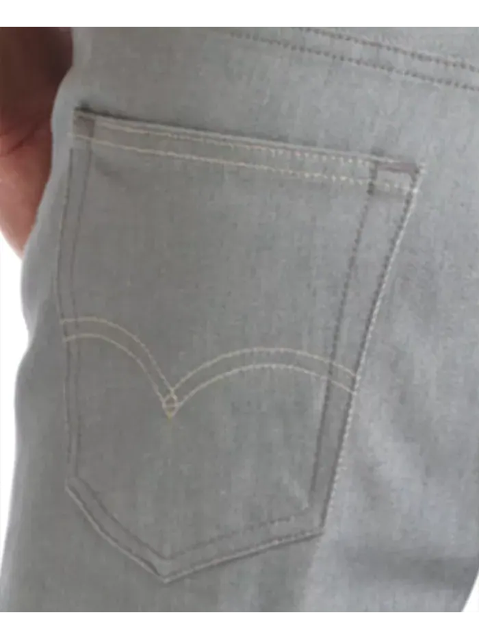 Мужские джинсы 501 Original Shrink-to-Fit без стрейча Levi's — изображение 5 из 8, серебристый