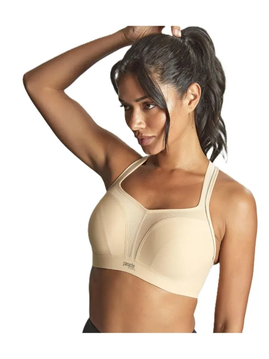 Спортивный бюстгальтер с поддержкой, модель 5021 Panache Lingerie, Latte Nude — бежевый