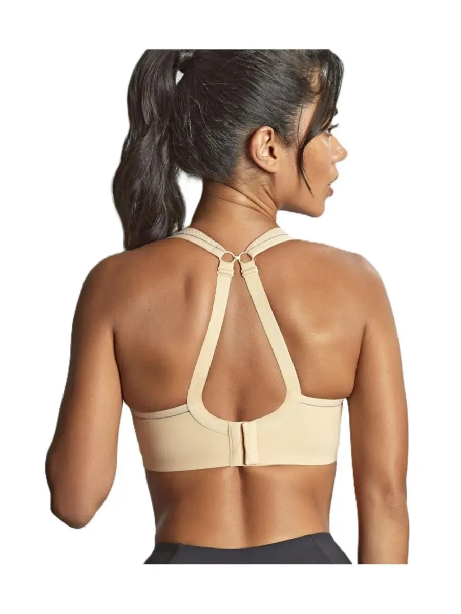 Спортивный бюстгальтер с поддержкой, модель 5021 Panache Lingerie, Latte Nude — изображение 2 из 3, бежевый