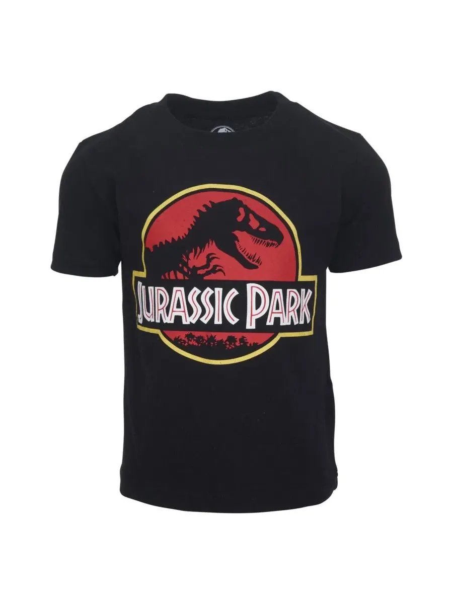 Комплект футболок с коротким рукавом с принтом Jurassic Park, 3 шт. Jurassic Park — изображение 2 из 3, черный синий серый