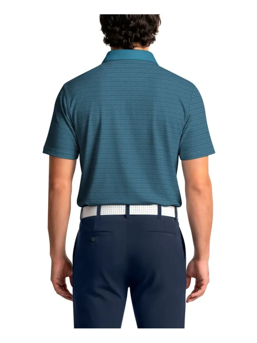 Мужское поло PGA TOUR с вентиляцией Jaspe Airflux, Faience Heather — изображение 3 из 3