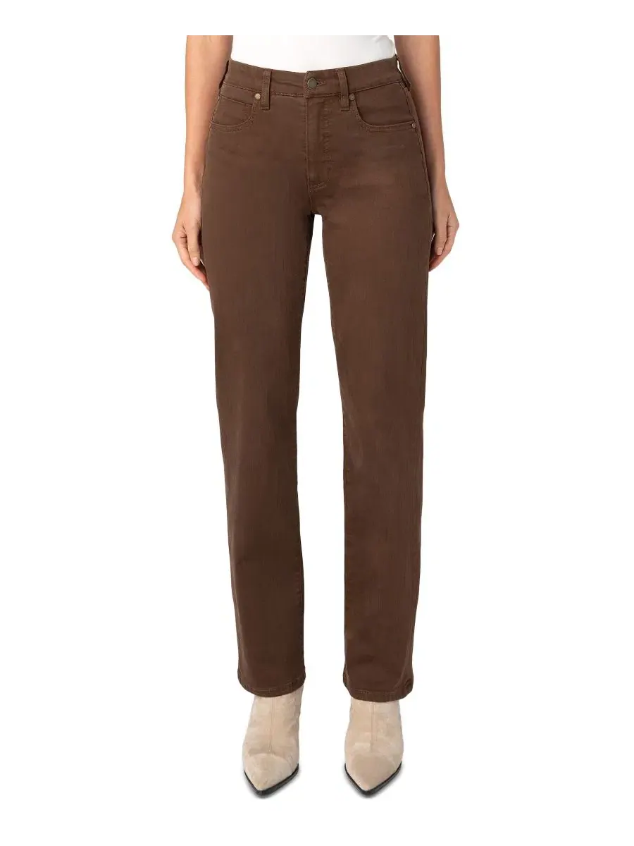 Джинсы прямого кроя Petite Kennedy Comfort Waist Mid-Rise Straight-Leg Liverpool Los Angeles