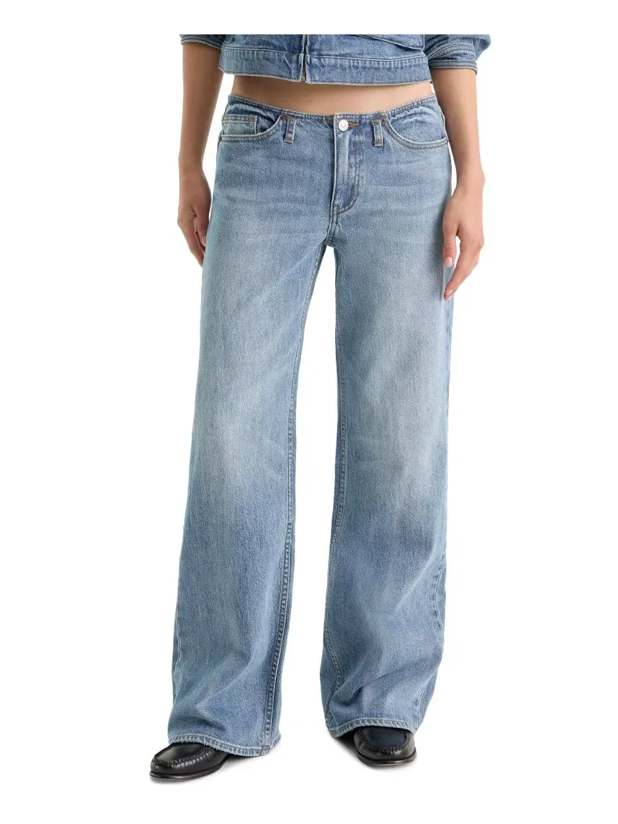 Джинсы свободного кроя с низкой посадкой Ghost Waist Low Loose Good American