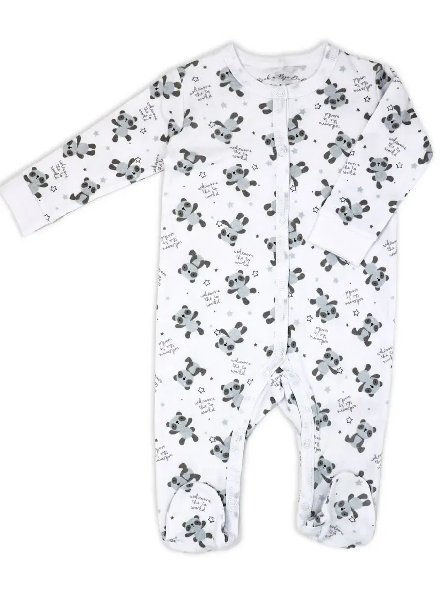 Комплект для новорожденного с принтом Rock-A-Bye Baby Boutique — изображение 4 из 8, панда
