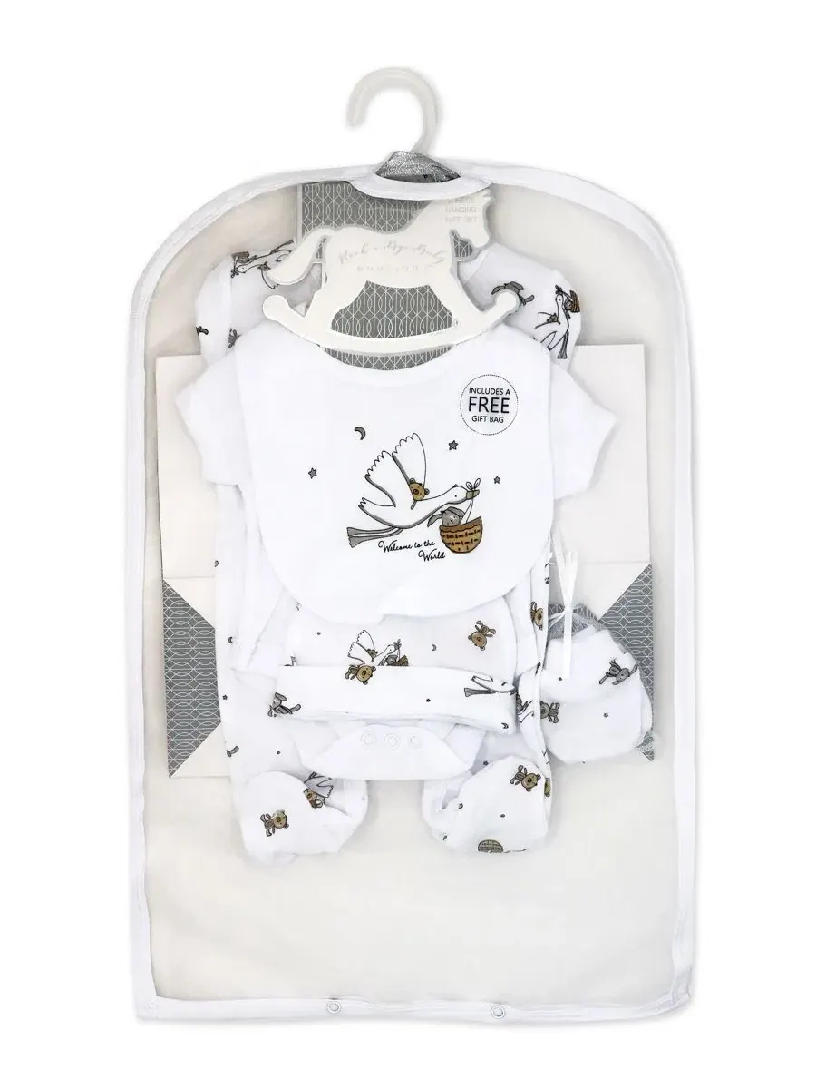 Комплект боди, слипа и аксессуаров Busy Stork Rock-A-Bye Baby Boutique, Busy Stork — изображение 2 из 8