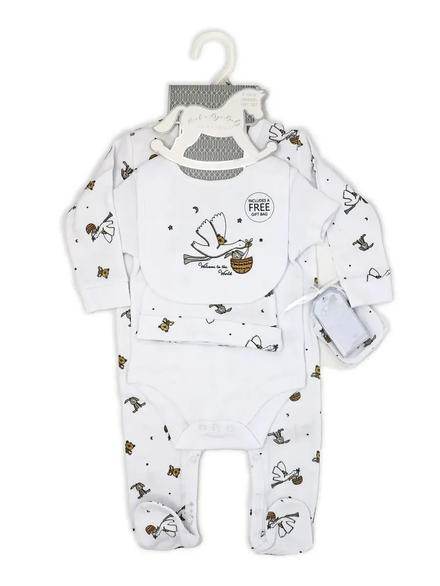 Комплект боди, слипа и аксессуаров Busy Stork Rock-A-Bye Baby Boutique, Busy Stork — изображение 3 из 8