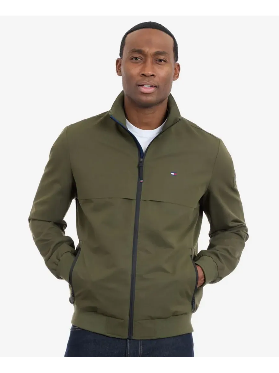Мужская водостойкая куртка для яхтинга, стандартного кроя Tommy Hilfiger — изображение 6 из 6, оливковый