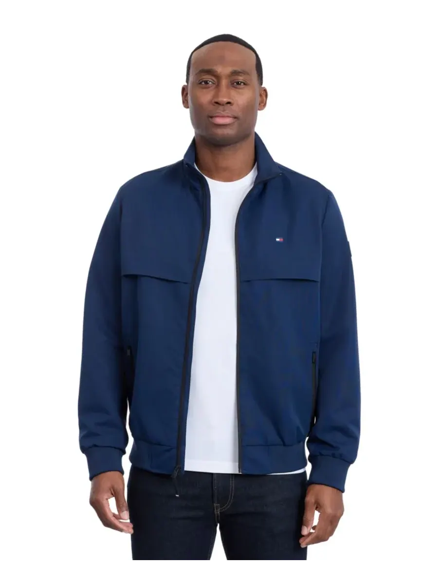 Мужская водостойкая куртка для яхтинга, стандартного кроя Tommy Hilfiger — изображение 7 из 8, темно-синий