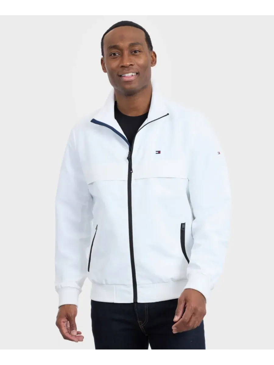Мужская водостойкая куртка для яхтинга, стандартного кроя Tommy Hilfiger — изображение 2 из 5, белый