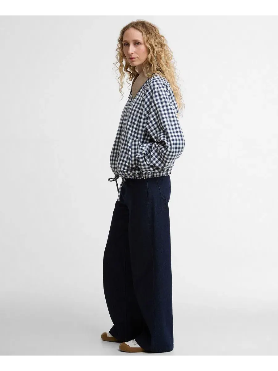 Женская куртка Ovingham с воротником-шнурком Barbour — изображение 2 из 6, темно-синий