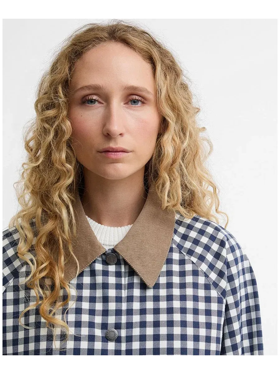 Женская куртка Ovingham с воротником-шнурком Barbour — изображение 3 из 6, темно-синий