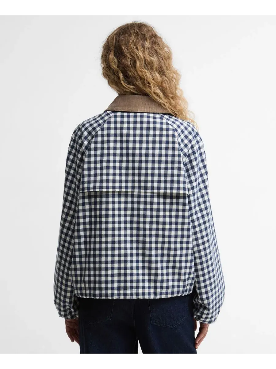 Женская куртка Ovingham с воротником-шнурком Barbour — изображение 5 из 6, темно-синий