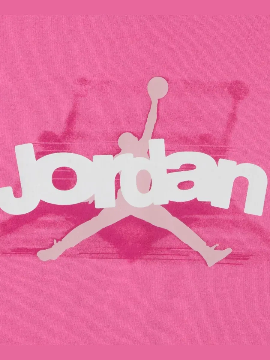 Детская футболка с коротким рукавом и бантом (7-16 лет) Jordan — изображение 8 из 8, розовый