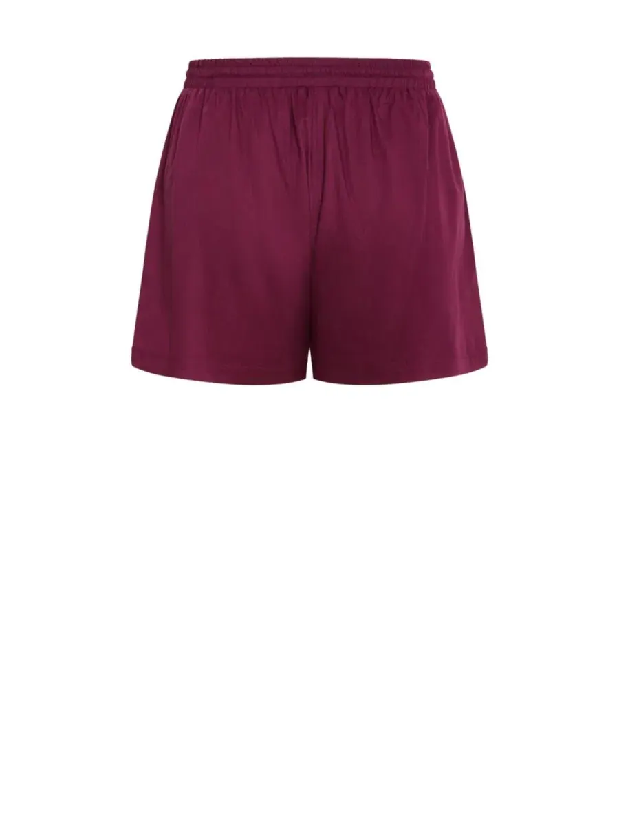 Женские хлопковые шорты Lola City Chic, гранатовый — изображение 5 из 5
