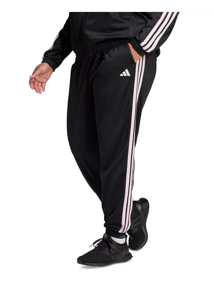 Женские спортивные брюки Plus Size Tricot 3-Stripes adidas