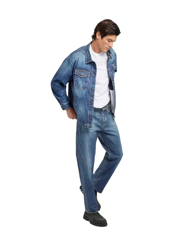 Мужские джинсы Damon Denim Guess — изображение 2 из 5, синий