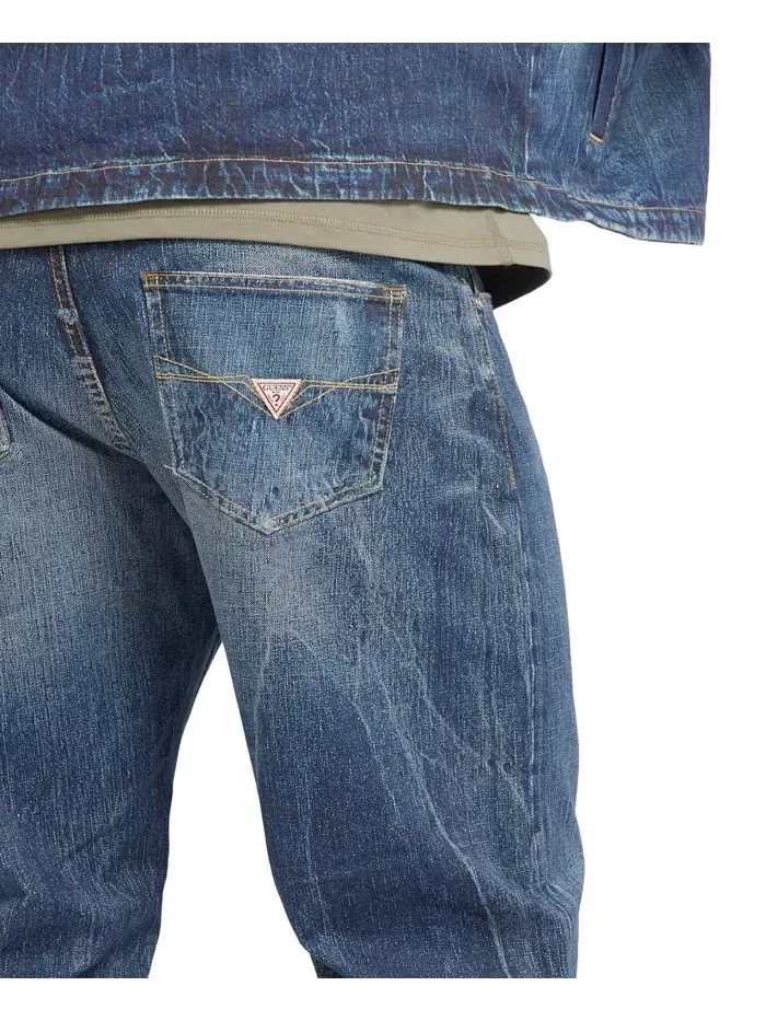 Мужские джинсы Damon Denim Guess — изображение 5 из 5, синий