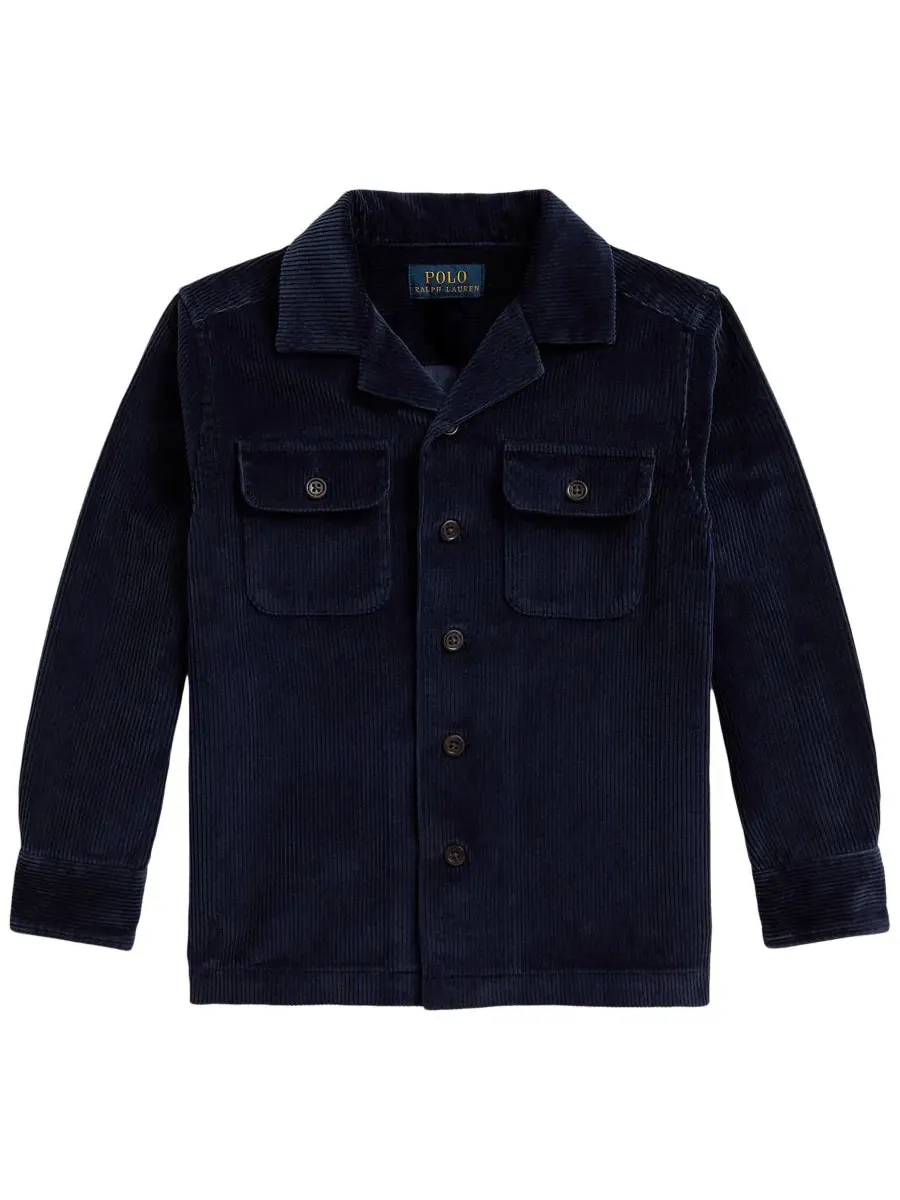 Куртка-рубашка из хлопкового вельвета, с длинным рукавом Polo Ralph Lauren