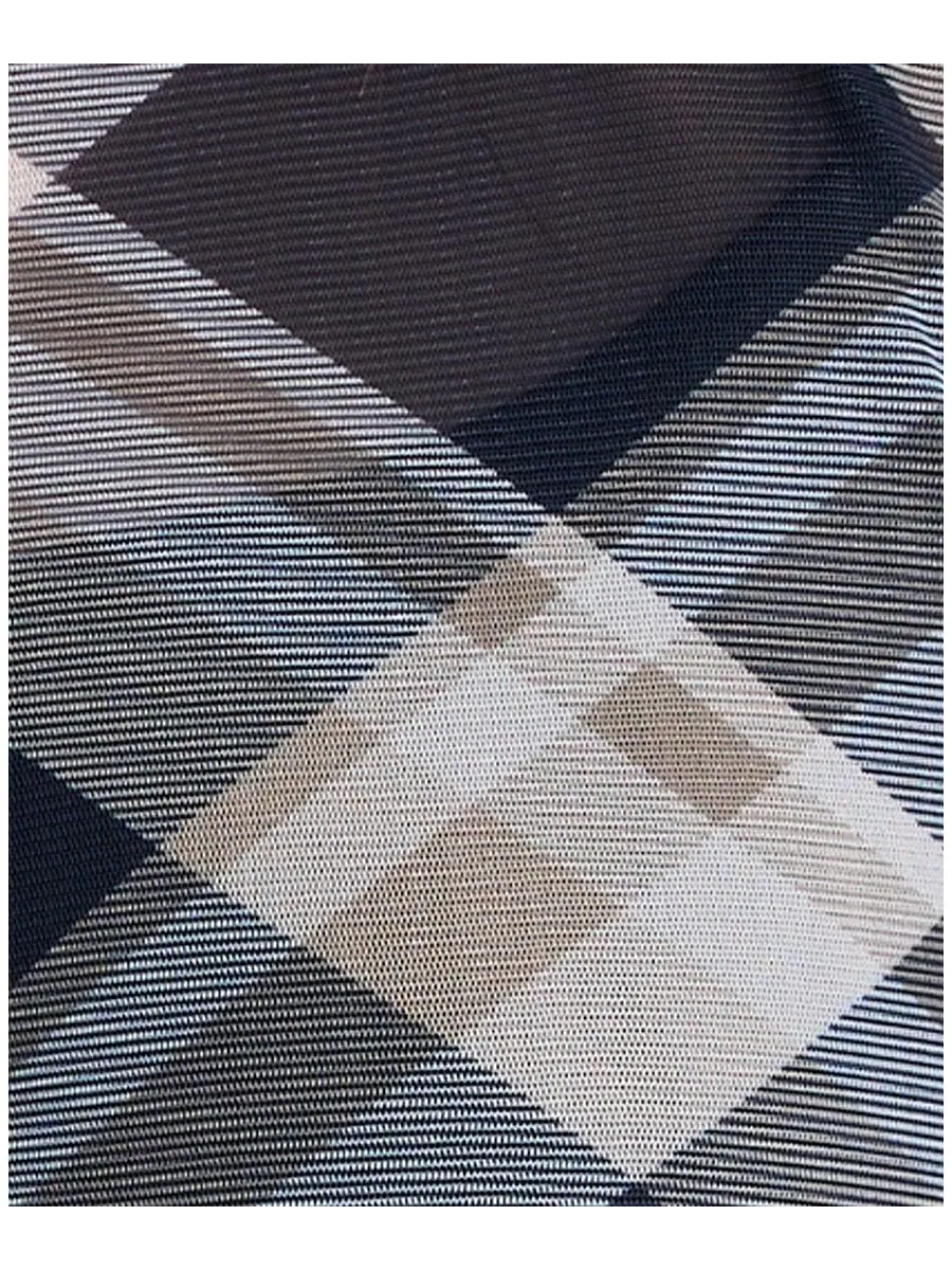 Женская рубашка с воротником и длинным рукавом, модель Plaid Mesh Kenneth Cole — изображение 5 из 6