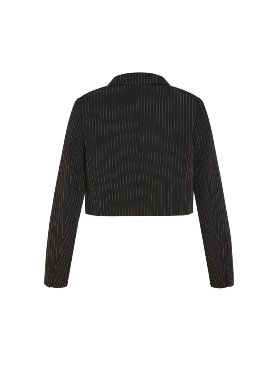 Женская куртка Payton в полоску CITY CHIC — изображение 5 из 5, черный