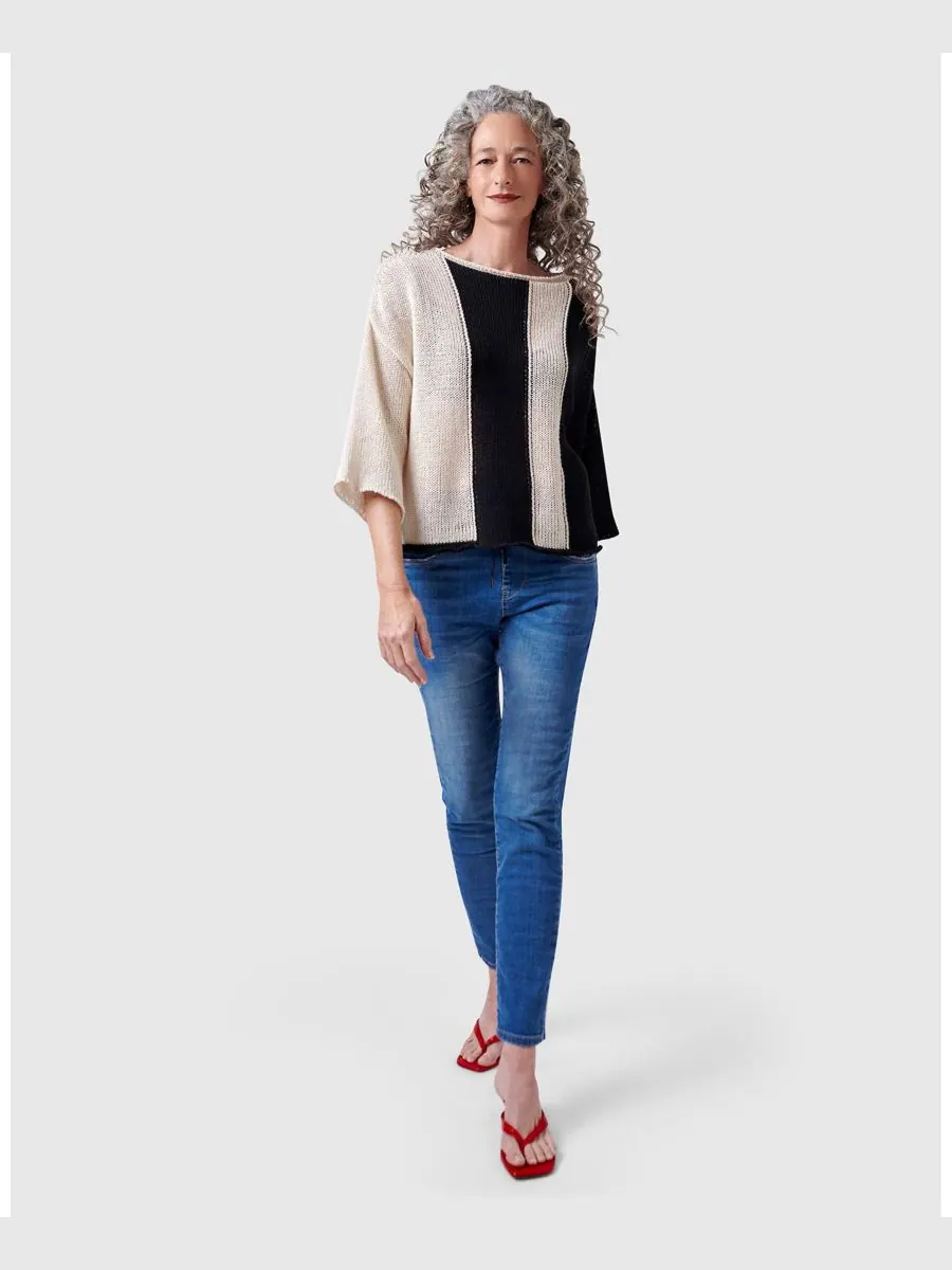 Женские джинсы Iconic Stretch Jeans из эластичного денима Alembika — изображение 5 из 7, джинсовый синий
