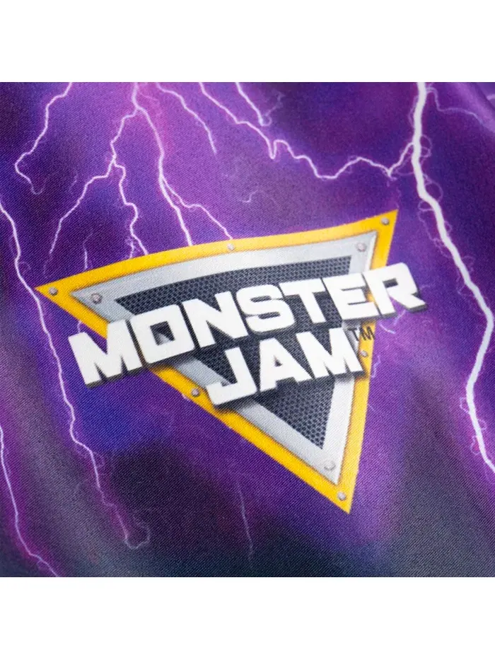 Мужская гавайская рубашка на пуговицах Grave Digger Monster Jam — 4