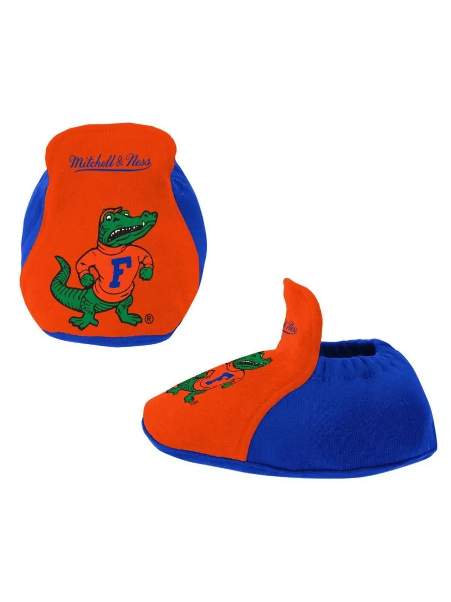 Комплект из 3 предметов для малышей: боди, слюнявчик и пинетки Florida Gators Mitchell & Ness — изображение 2 из 4