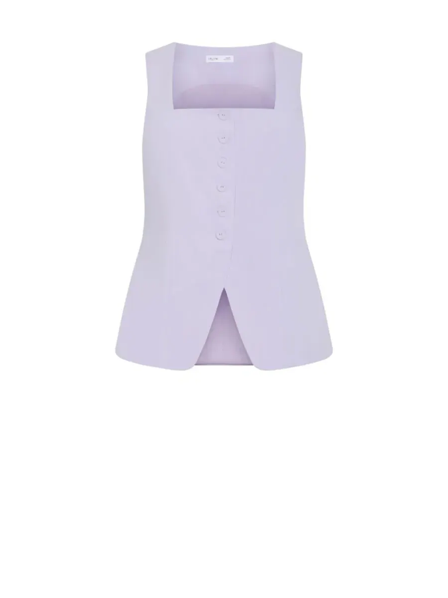 Жилет с квадратным вырезом Abbie Vest, City Chic — изображение 4 из 5, фиолетовый
