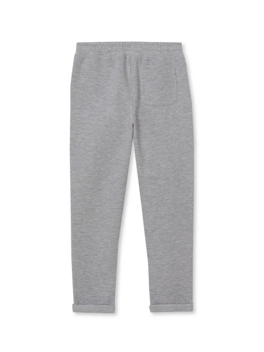 Штаны с укрепленными коленями Iron Knee Gray Heather Lands' End — изображение 2 из 3, серый