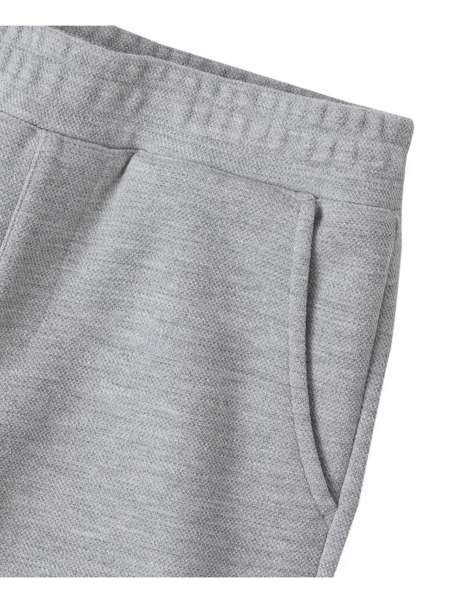 Штаны с укрепленными коленями Iron Knee Gray Heather Lands' End — изображение 3 из 3, серый