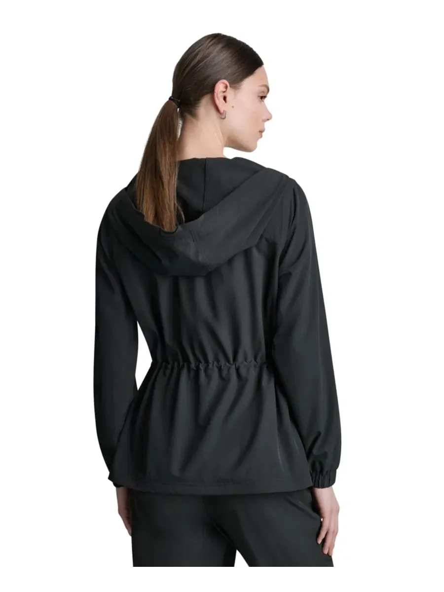 Женская куртка-anorak с капюшоном DKNY Sport — изображение 5 из 8, черный