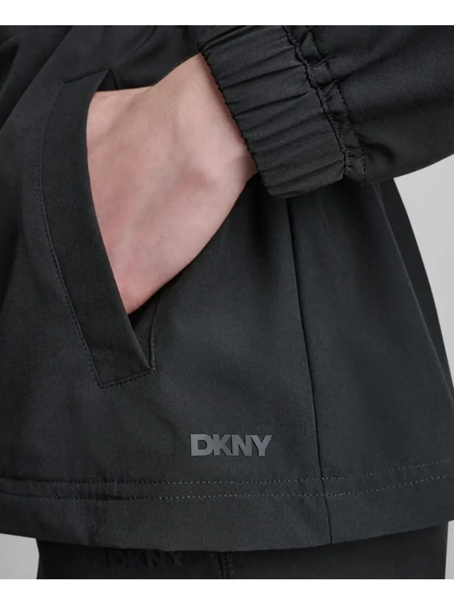 Женская куртка-anorak с капюшоном DKNY Sport — изображение 8 из 8, черный