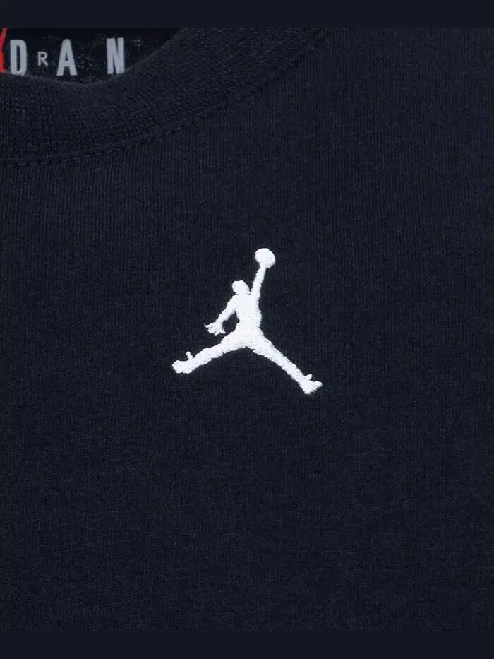 Футболка с короткими рукавами и вышивкой Little Boys Jumpman Air Jordan — изображение 3 из 3, белый