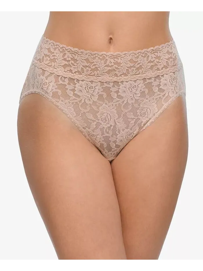 Женские фирменные кружевные французские трусики Hanky Panky — изображение 1 из 1, чай