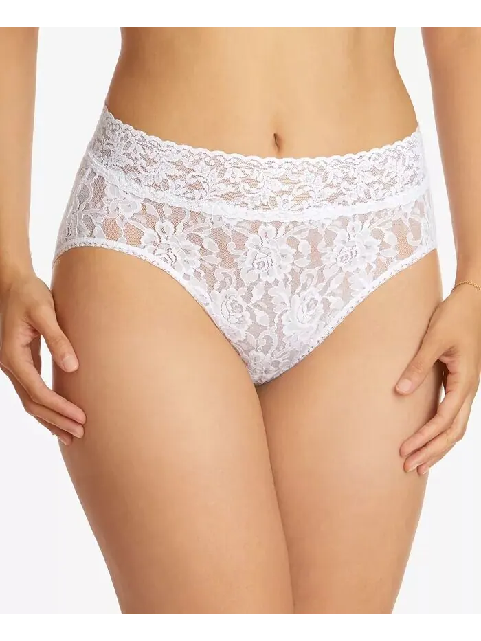 Женские фирменные кружевные французские трусики Hanky Panky — изображение 1 из 2, белый