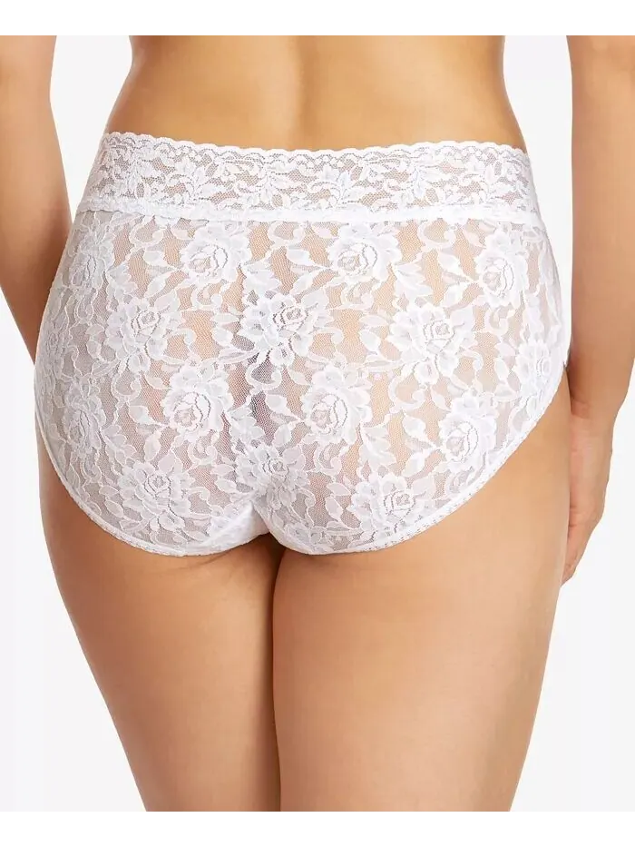 Женские фирменные кружевные французские трусики Hanky Panky — изображение 2 из 2, белый