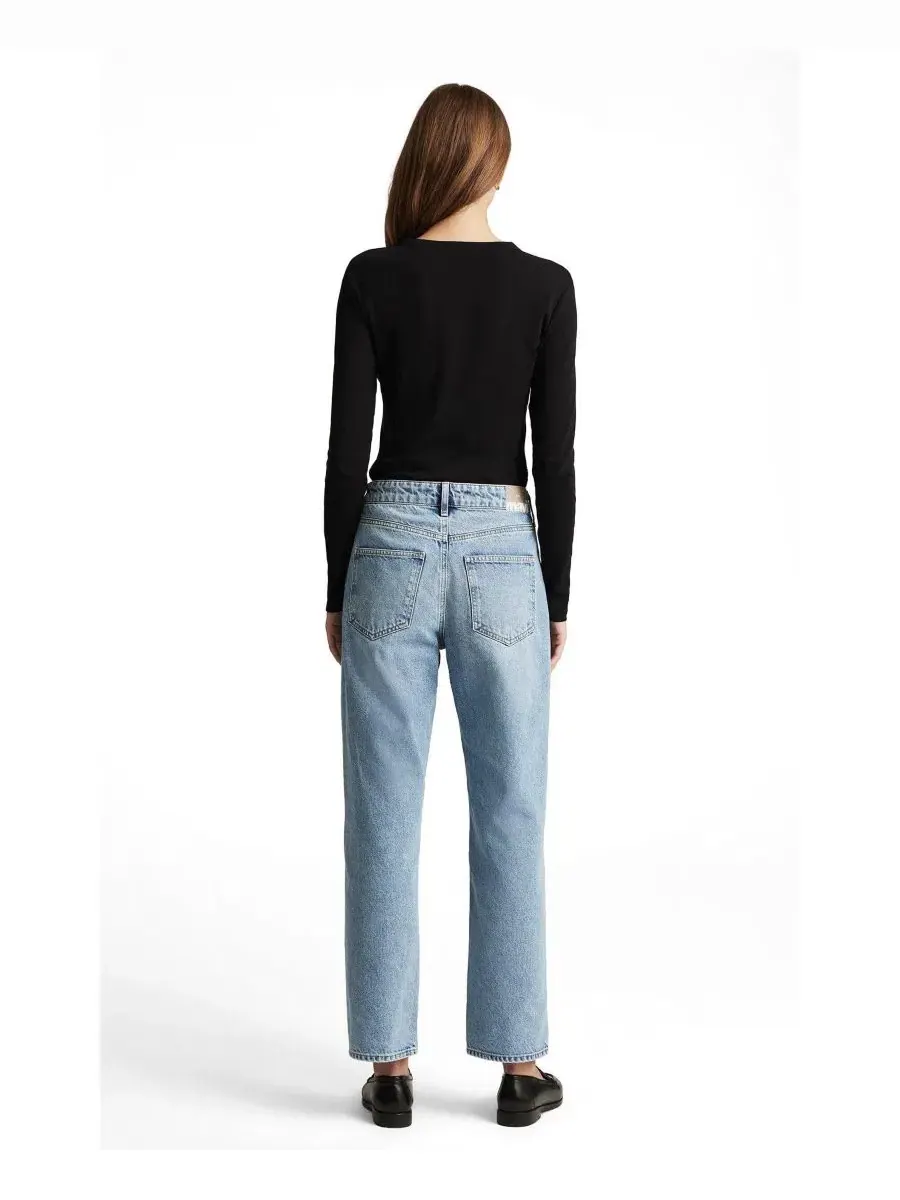 Джинсы прямого кроя с высокой посадкой Savannah Mavi Jeans — изображение 3 из 6