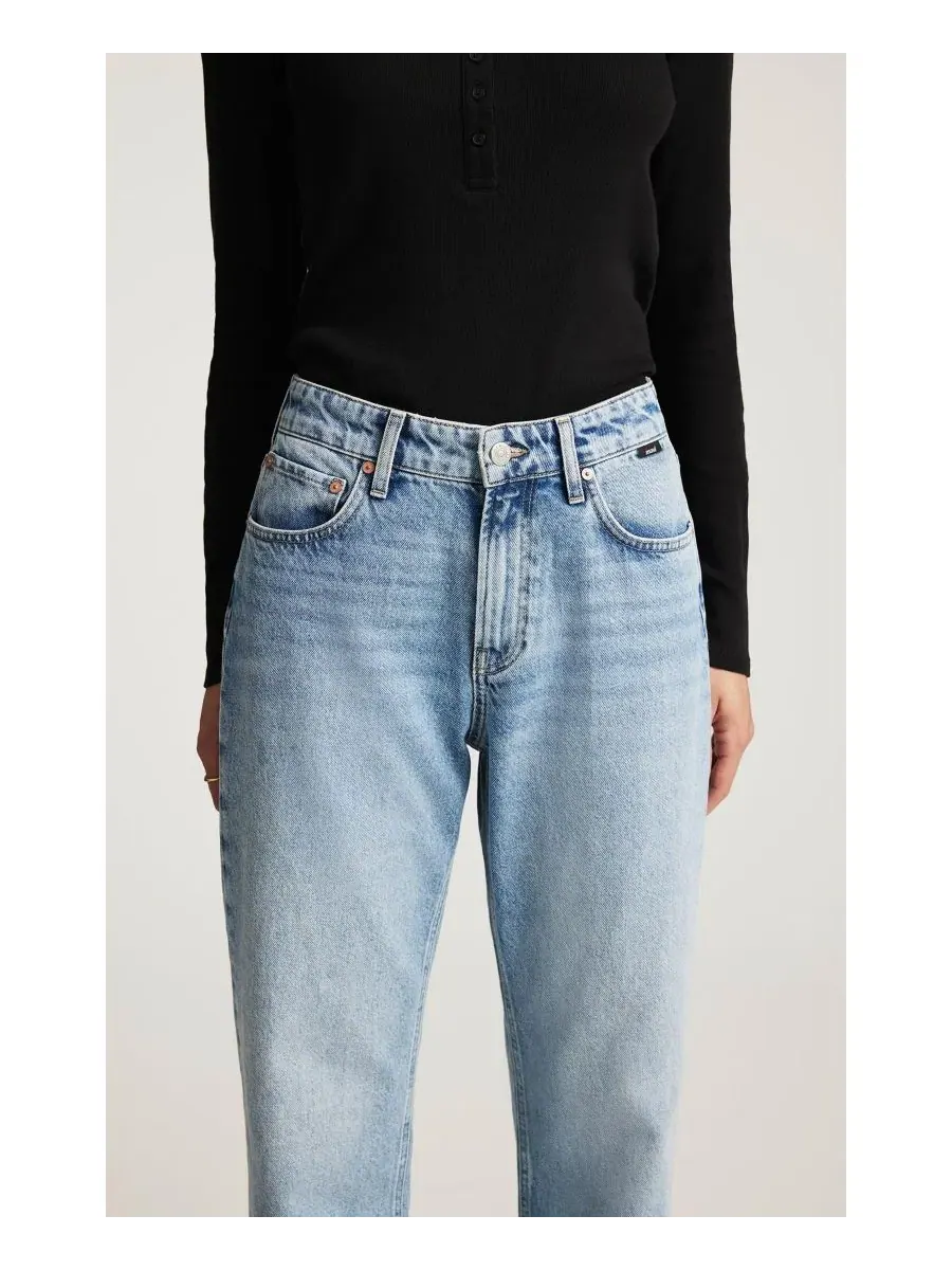Джинсы прямого кроя с высокой посадкой Savannah Mavi Jeans — изображение 5 из 6