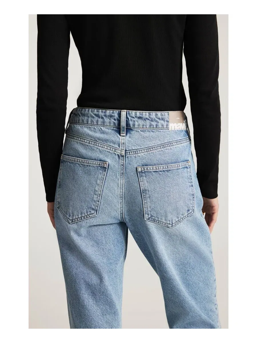 Джинсы прямого кроя с высокой посадкой Savannah Mavi Jeans — изображение 6 из 6