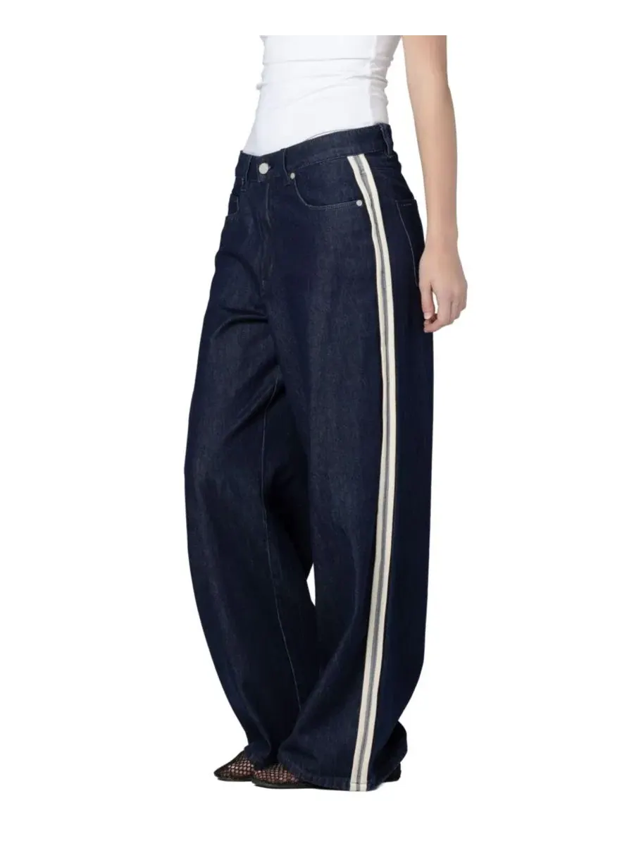 Джинсы с заниженной талией Play Time Harrison Low-Rise Baggy Jeans BLANK NYC — изображение 3 из 4, темный индиго