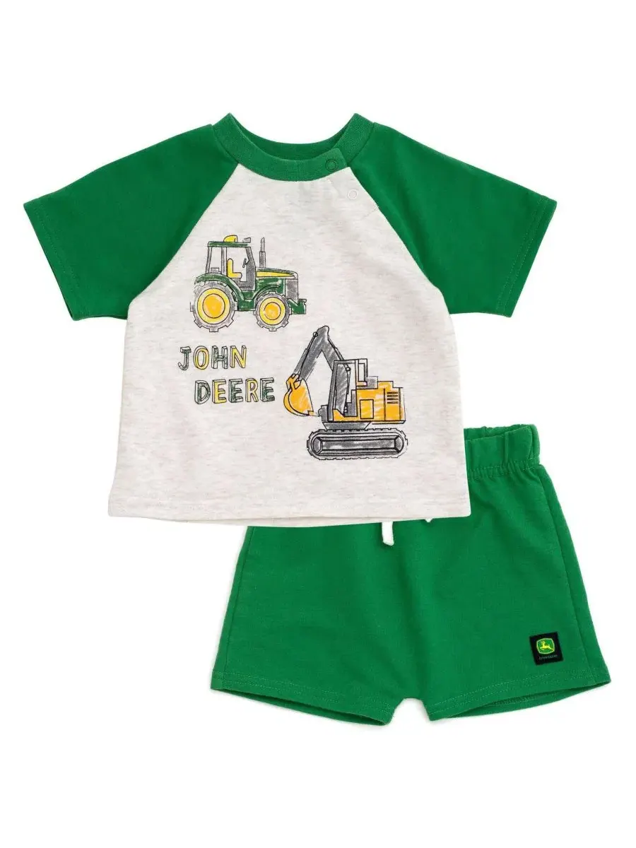 Комплект из футболки и шорт John Deere