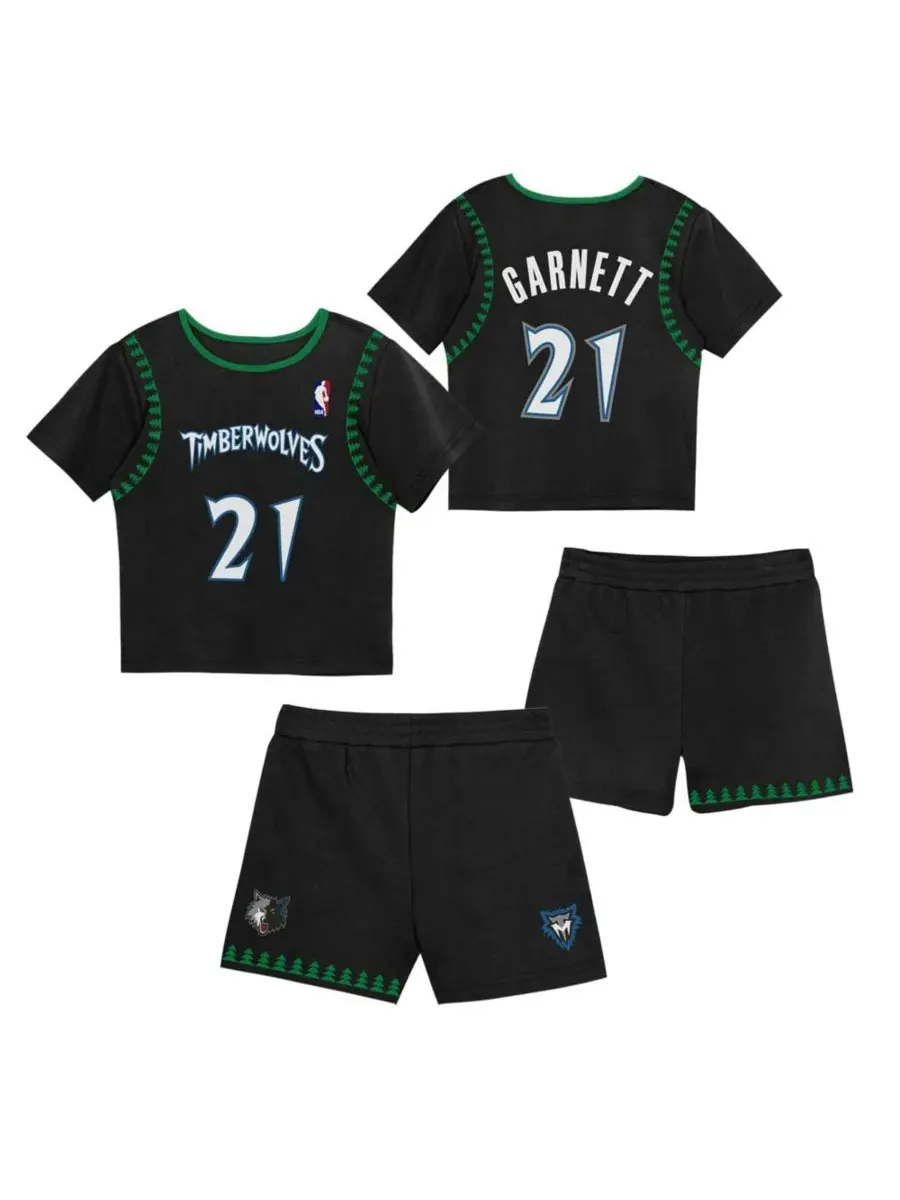 Комплект футболки и шорт с принтом Kevin Garnett Mitchell & Ness