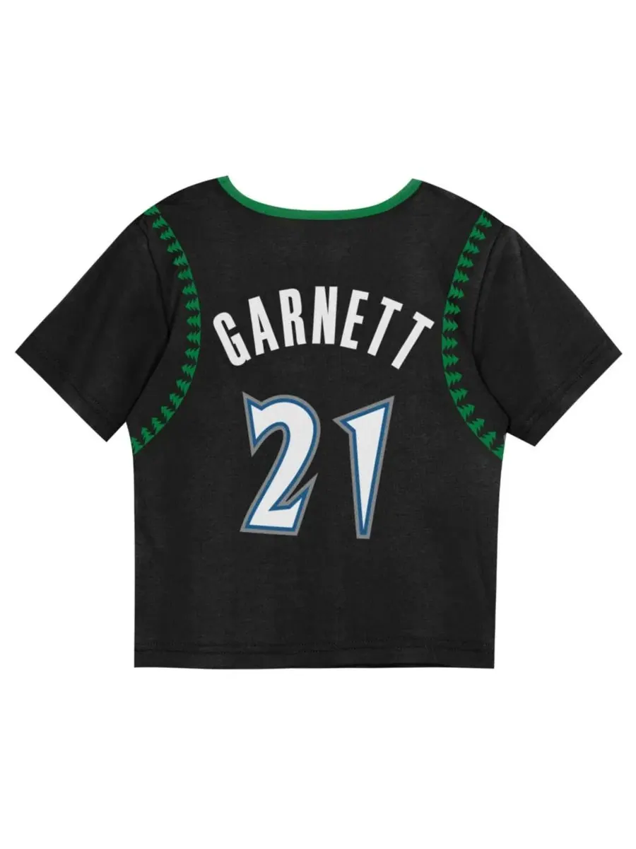 Комплект футболки и шорт с принтом Kevin Garnett Mitchell & Ness — изображение 4 из 5, черный