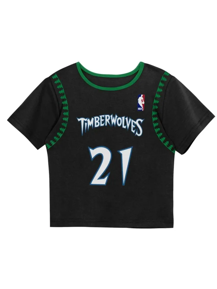 Комплект футболки и шорт с принтом Kevin Garnett Mitchell & Ness — изображение 5 из 5, черный