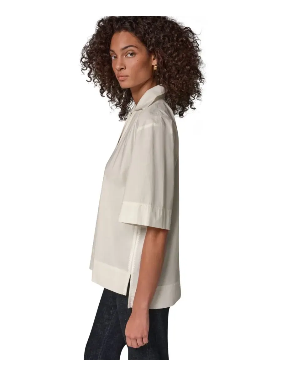Блуза Donna Karan Weekend — изображение 3 из 16, бежевый