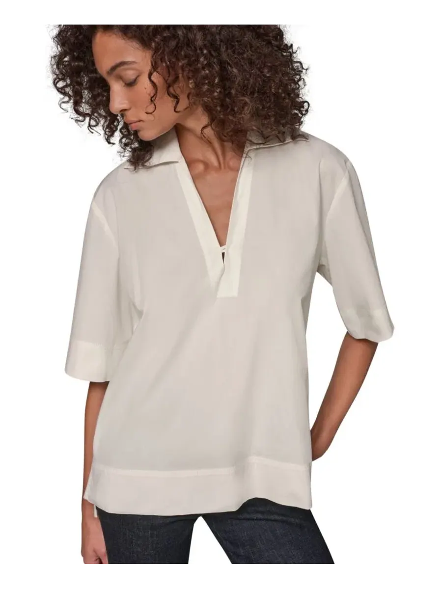 Блуза Donna Karan Weekend — изображение 9 из 16, бежевый