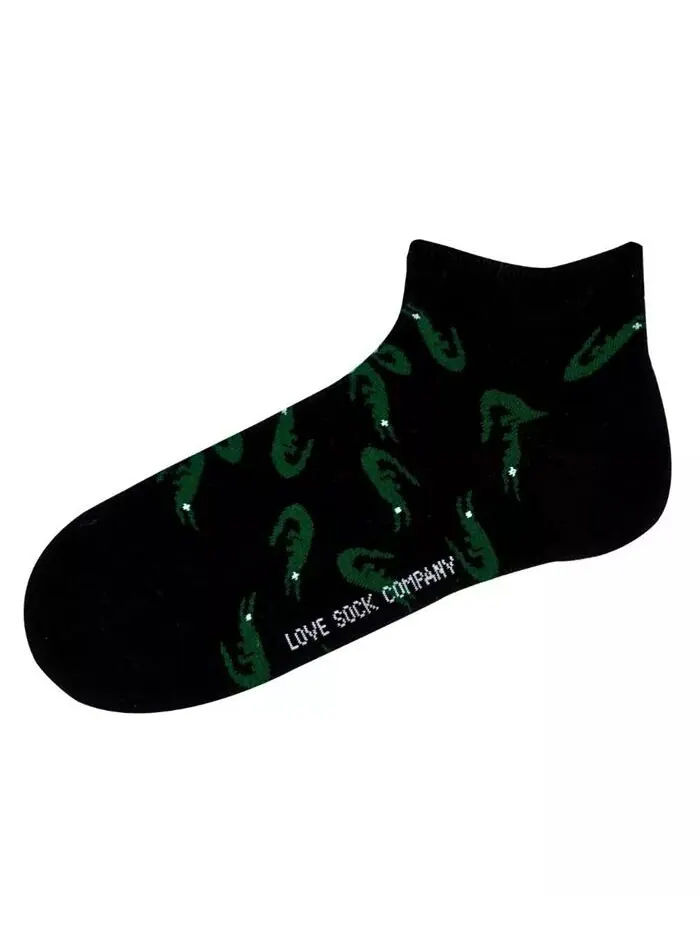 Женские носки из хлопка Alligator W-Cotton Novelty с бесшовным носком, 1 шт. в упаковке Love Sock — изображение 2 из 2